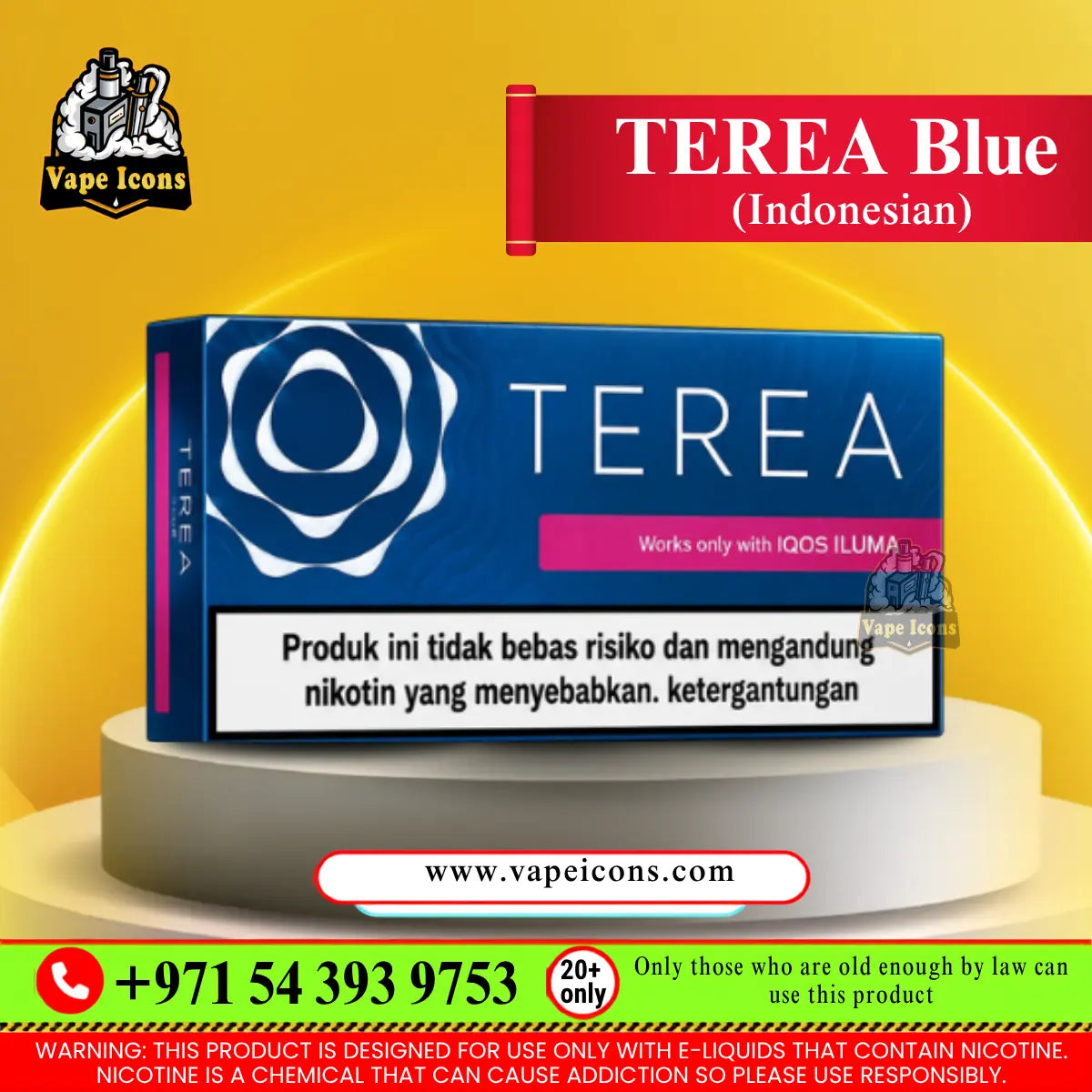 IQOS TEREA Blue Indonesia