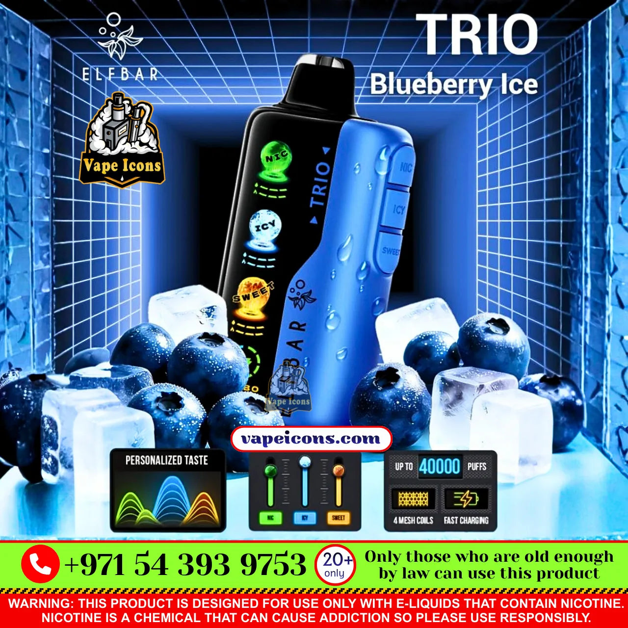 ELFBAR TRIO 40K PUFFS RECHARGEABLE DSPOSABLE In Dubai, Vape Motor City, Vape Shop JVC, Vape Shop Near Me, Best Disposable, Long Lasing Disposable, Mix Berry, Strawberry Watermelon, Blueberry Ice, Peach Mango, Double Mango, Peach Ice, Blueberry Raspberry Ice, Pineapple Passion Fruit Guava, Strawberry Mango, Lychee Juicy Peach, Grape Ice, Strawberry Ice, Strawberry Kiwi, Peach Mango Watermelon, Mango Ice, VCT, Watermelon Bubblegum, Blue Razz Ice, Miami Mint.