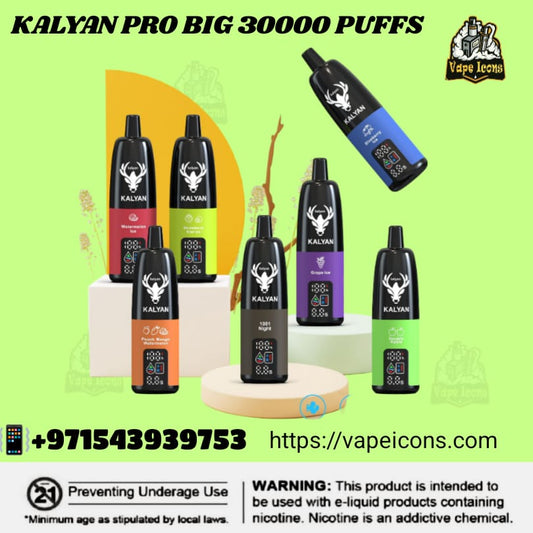 Kalyan Pro Big 30000 Puffs Disposable Vape in Dubai