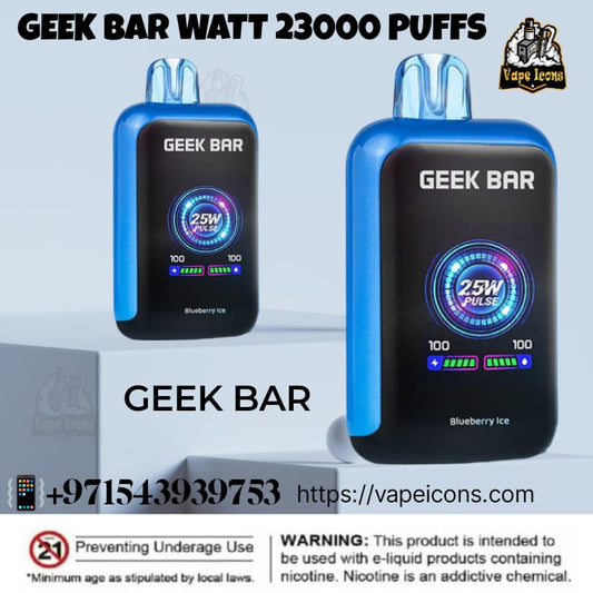 GeekBar Watt 23000 Puffs Disposable Vape 5% in Dubai