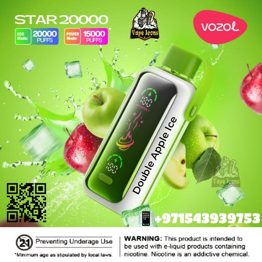 Vozol Star 20000Puffs Rechargeable Disposable Best Buy In Dubai UAE