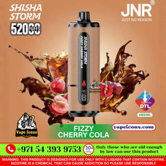 JNR Shisha 52k Puffs 20 Mg (2%) Rehargeable Disposable Vape Buy Online In Dubai UAE