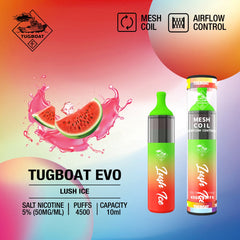 Tugboat Evo 4500 puffs Disposable Vape   |