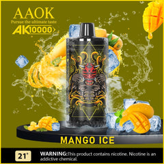 AAOK AK10000 Puffs Disposable Vape in Dubai 2mg & 5mg