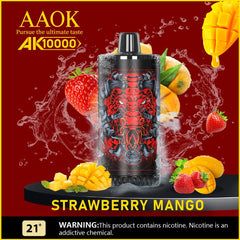 AAOK AK10000 Puffs Disposable Vape in Dubai 2mg & 5mg