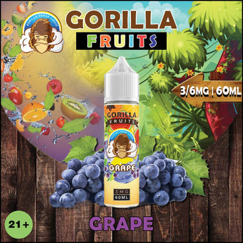 GORILLA  FRUITS 60ml 3mg,6mg E-LIQUID in Dubai UAE