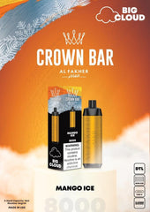 Al Fakher Crown Bar 8000 Puffs Disposable Vape in UAE