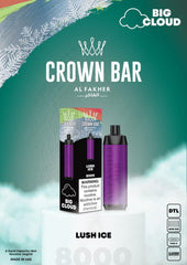 Al Fakher Crown Bar 8000 Puffs Disposable Vape in UAE