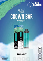 Al Fakher Crown Bar 8000 Puffs Disposable Vape in UAE