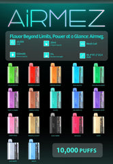 AiRMEZ 10000 Puffs Rechargeable Disposable in Dubai UAE