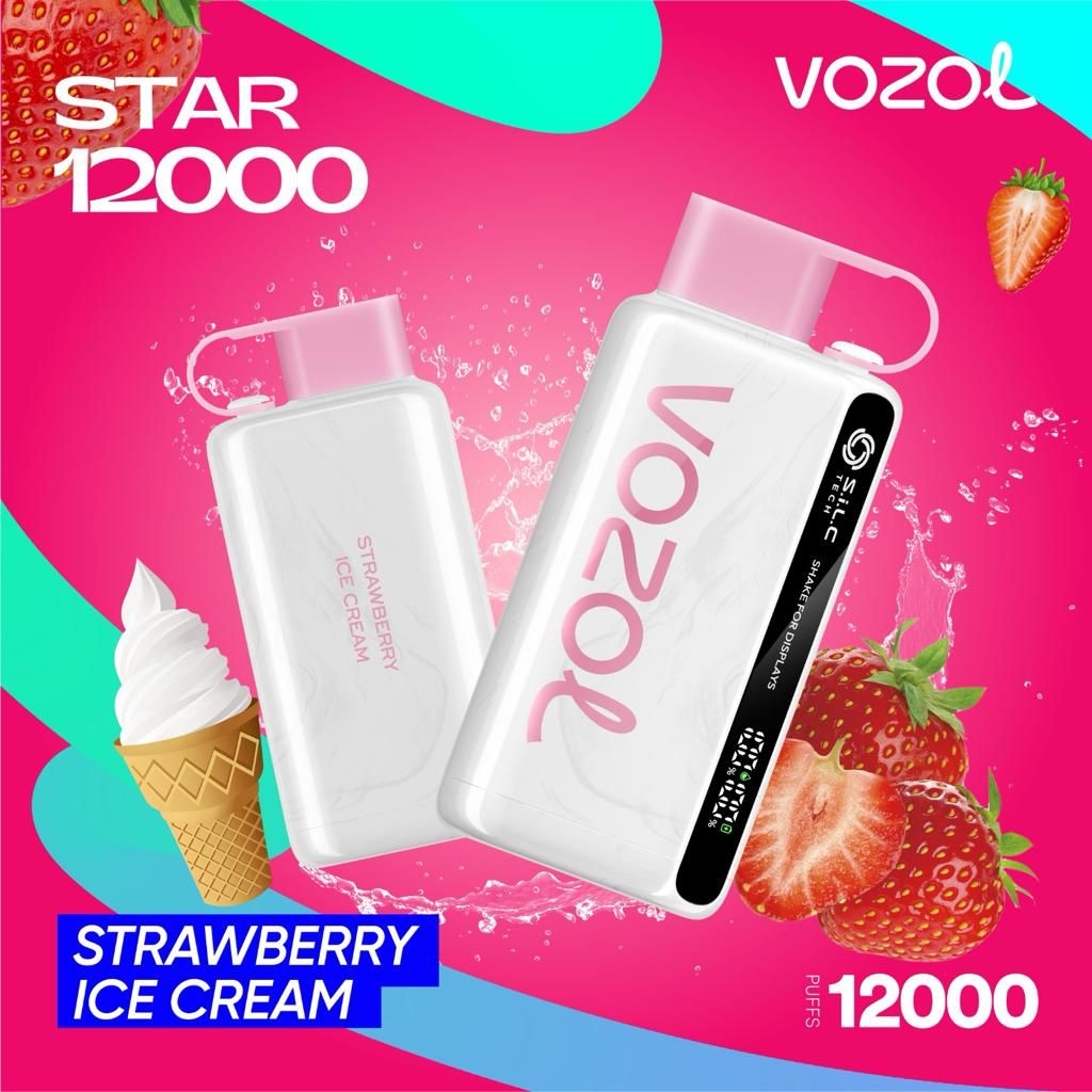 VOZOL STAR RECHARGEABLE DISPOSABLE 12000 PUFFS IN DUBAI UAE