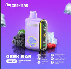 GEEK BAR PULSE 15000 PUFFS RECHARGEABLE DISPOSABLE VAPE IN DUBAI UAE