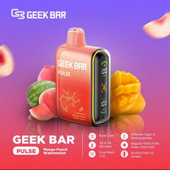 GEEK BAR PULSE 15000 PUFFS RECHARGEABLE DISPOSABLE VAPE IN DUBAI UAE