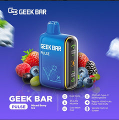 GEEK BAR PULSE 15000 PUFFS RECHARGEABLE DISPOSABLE VAPE IN DUBAI UAE