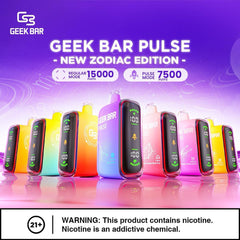 GEEK BAR PULSE 15000 PUFFS RECHARGEABLE DISPOSABLE VAPE IN DUBAI UAE