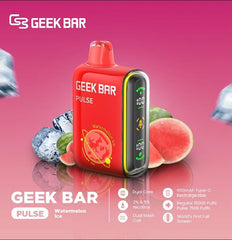 GEEK BAR PULSE 15000 PUFFS RECHARGEABLE DISPOSABLE VAPE IN DUBAI UAE