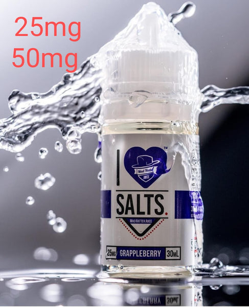 I LOVE SALT BY MAD HATTER SALT NIC E-LIQUID/E-JUICE 25mg & 50mg IN UAE