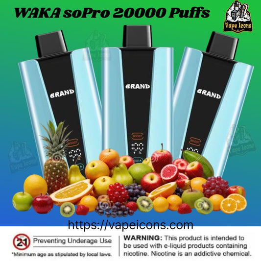 Waka SoPro 20000 Puffs Disposable Vape In Dubai UAE