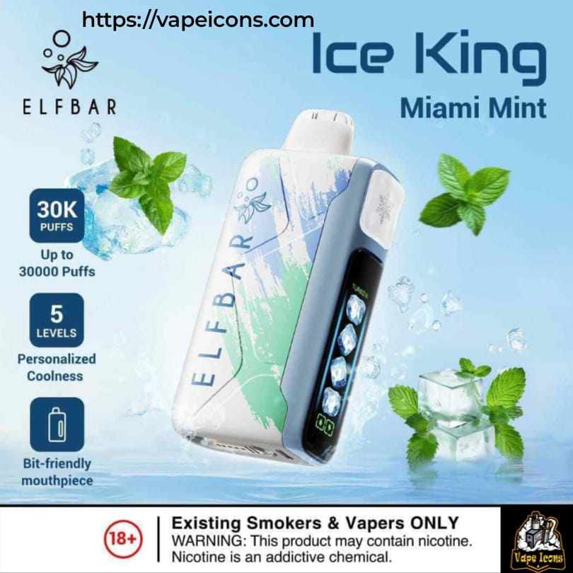 ELF BAR Ice King 30k Puffs Disposable Vape in Dubai