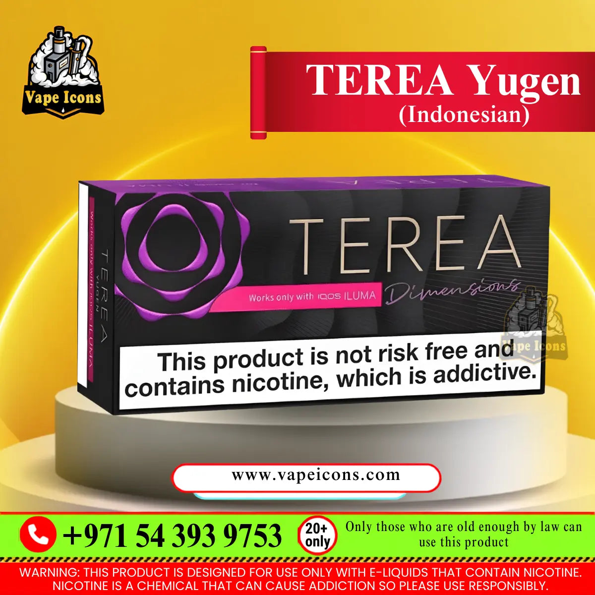 IQOS TEREA Dimension Yugen Indonesian pack for IQOS ILUMA