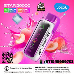 Vozol Star 20000Puffs Rechargeable Disposable Best Buy In Dubai UAE