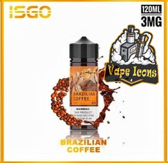 ISGO 120ml E-LIQUID 3mg Nicotine