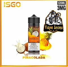 ISGO 120ml E-LIQUID 3mg Nicotine