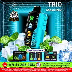 ELFBAR TRIO 40K PUFFS RECHARGEABLE DSPOSABLE In Dubai, Vape Motor City, Vape Shop JVC, Vape Shop Near Me, Best Disposable, Long Lasing Disposable, Mix Berry, Strawberry Watermelon, Blueberry Ice, Peach Mango, Double Mango, Peach Ice, Blueberry Raspberry Ice, Pineapple Passion Fruit Guava, Strawberry Mango, Lychee Juicy Peach, Grape Ice, Strawberry Ice, Strawberry Kiwi, Peach Mango Watermelon, Mango Ice, VCT, Watermelon Bubblegum, Blue Razz Ice, Miami Mint.