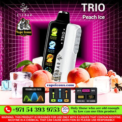 ELFBAR TRIO 40K PUFFS RECHARGEABLE DSPOSABLE In Dubai, Vape Motor City, Vape Shop JVC, Vape Shop Near Me, Best Disposable, Long Lasing Disposable, Mix Berry, Strawberry Watermelon, Blueberry Ice, Peach Mango, Double Mango, Peach Ice, Blueberry Raspberry Ice, Pineapple Passion Fruit Guava, Strawberry Mango, Lychee Juicy Peach, Grape Ice, Strawberry Ice, Strawberry Kiwi, Peach Mango Watermelon, Mango Ice, VCT, Watermelon Bubblegum, Blue Razz Ice, Miami Mint, Best Vape Sop n Dubai