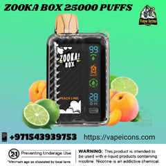 ZOOKA BOX - 25000 Puffs Disposable Vape 20mg in Dubai