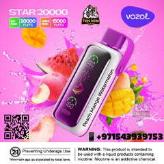 Vozol Star 20000Puffs Rechargeable Disposable Best Buy In Dubai UAE