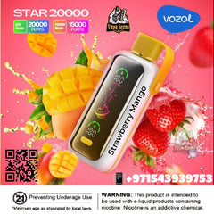 Vozol Star 20000Puffs Rechargeable Disposable Best Buy In Dubai UAE