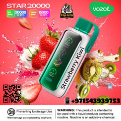 Vozol Star 20000Puffs Rechargeable Disposable Best Buy In Dubai UAE