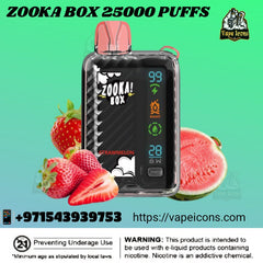 ZOOKA BOX - 25000 Puffs Disposable Vape 20mg in Dubai