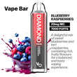 Vape bar Diamond 7000 puffs rechargeable disposable 20 mg