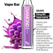 Vape bar Diamond 7000 puffs rechargeable disposable 20 mg