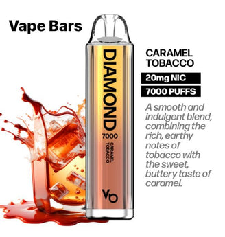 Vape bar Diamond 7000 puffs rechargeable disposable 20 mg