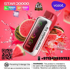 Vozol Star 20000Puffs Rechargeable Disposable Best Buy In Dubai UAE