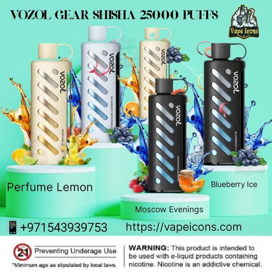 Vozol Gear Shisha 25000 Puffs Disposable Vape UAE Dubai