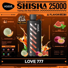 Vozol Gear Shisha 25000 Puffs Disposable Vape UAE Dubai