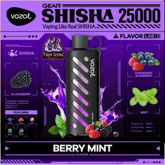 Vozol Gear Shisha 25000 Puffs Disposable Vape UAE Dubai