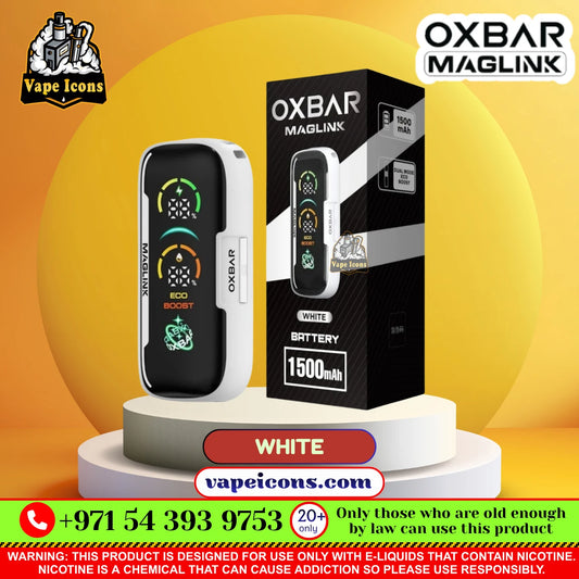 Buy Compack OXBAR MAGLINK  1500mAh Battery For 50K Puffs Pods System Disposable Vape. 