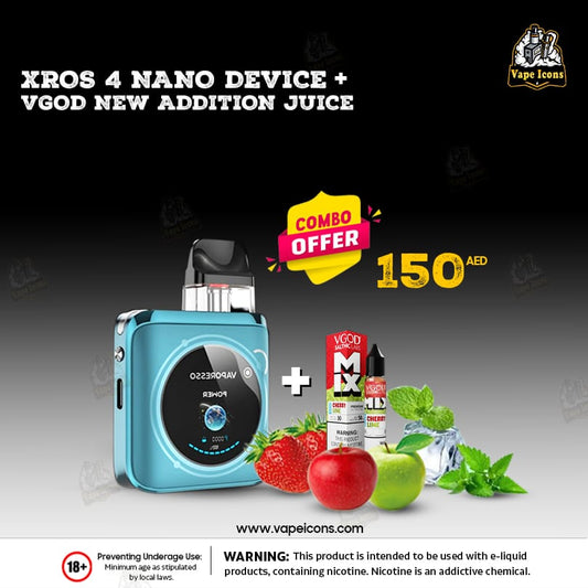 Great Offer! Xros 4 Nano Device with VGOD E-Juice