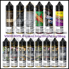 VGOD 60ML E-Liquid E-JUICE 3mg,6mg,12mg & 18mg in Dubai UAE