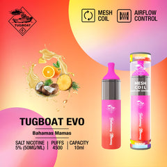 Tugboat Evo 4500 puffs Disposable Vape   |