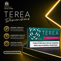 TEREA Black Green Indonesia features infographic for IQOS ILUMA